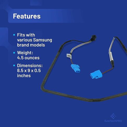 EvertechPRO DA47-00244U Defrost Heater Replacement for Samsung Appliance PS9603659 in Saudi Arabia