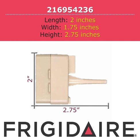 Frigidaire 216954215 OEM Compressor Start Relay for Freezers in Saudi Arabia