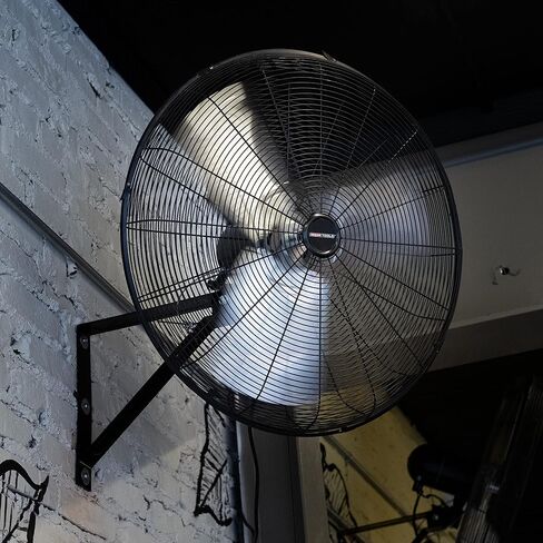 OEMTOOLS OEM24884 30" Oscillating Wall Fan 9500 CFM Max Wall Mount Oscillating Fan, Large Industrial Fan Wall Mount Fans, Oscillating Garage Fans, Wall Mounted Shop Fans, Heavy Duty, 30 Inch in Saudi Arabia