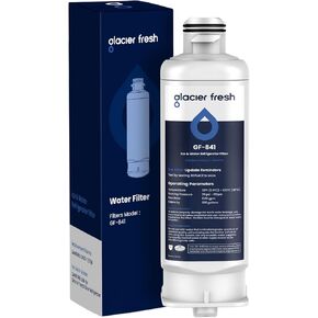 جلاسير فريش فلتر مياه بديل DA97-17376B HAF-QIN لسامسونج HAF-QIN/EXP وDA97-08006C وRF23M8070SG وRF23M8070SR وRF23M8090SG وRF23M8090SR وRF23M8570SR وRF23M8590SR سان جرمان (2 عبوة) in Kuwait