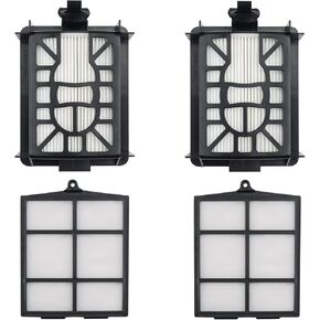 مرشح بديل مناسب لـ Shark AV2501S، AV2501AE، RV2502AE، RV2520AOUS، AV2510AOUS AI Robotic Vacuum، ملحقات بديلة، استبدال فلتر القرش، 2 حزمة مرشح أساسي، 2 حزمة مرشح قاعدة in Kuwait