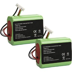 High Capacity 3000mAh 7.2 Volt Replace Battery for Robot Braava 380 380t 390T, Mint5200 5200B 5200C NI-MH Floor Mopping Robots [2XPack] in Saudi Arabia