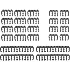 upHere 24 Pieces Set = 24-pin x 4, 8-pin x 12, 6-pin x 8 for 3 mm up to 3.4 mm/0.13inch- Black(3.4 mm/0.13inch)-CM245
