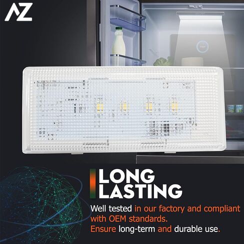 ضوء LED الرئيسي للثلاجة في الثلاجة يستبدل ويرلبول WRS325FDAM02 WRS325FDAM04 WRS325FDAM WRS325FDAB02 WRS325FDAB06 WRS325FNAM WRS322FDAB05 WRS325FNAM01 WRS322FNAE03 WRS322FNAM01 WRS325FDAMO4 in Kuwait