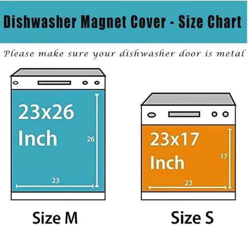 Cotton Vase Flower Magnet Cover Dishwasher Stickers Farm Kapok Panel Decal Dragonflies Cross Dishwasher Magnetic Refrigerator Decal Fridge Door Kitchen Home Appliance Decor Vinyl 23Wx26H INCH in Saudi Arabia
