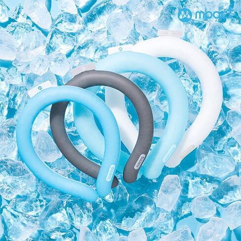 Neck Cooler | Cooling Neck Wraps, Neck Cooling Tube - Personal Air Conditioner with Gel Ice Pack for Outdoor Activities, Work, and Hot Weather Relief, Summer, Freeze Below 64°F (Basic, Black) in Kuwait