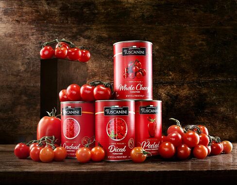 Tuscanini Crushed Tomatoes 14.1oz (4 Pack) | Imported From Italy | Delicious Taste & Texture, Great In Pasta Dishes | BPA Free Lined Can | Kosher (Including Passover) in Saudi Arabia