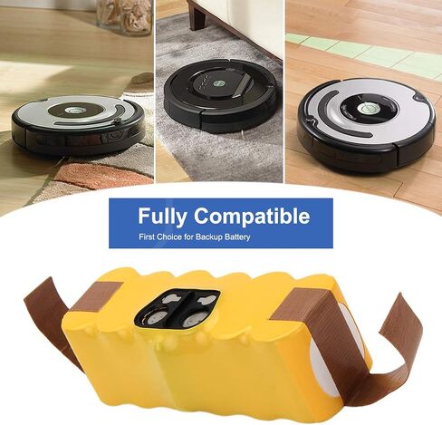 Exmate Upgraded 4.8Ah 14.4V Battery Compatible with iRobot Roomba 500 600 700 800 Series 500 510 530 535 540 545 550 552 570 580 581 582 595 600 630 650 660 700 760 770 880 in Saudi Arabia