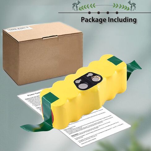 4500mAh 14.4V Replacement Battery Compatible with Roomba R3 500 600 700 800 900 Series 500 510 531 535 540 550 552 560 570 580 595 620 650 660 700 760 770 780 790 800 870 900 14.4 Volt Power Tools in Saudi Arabia