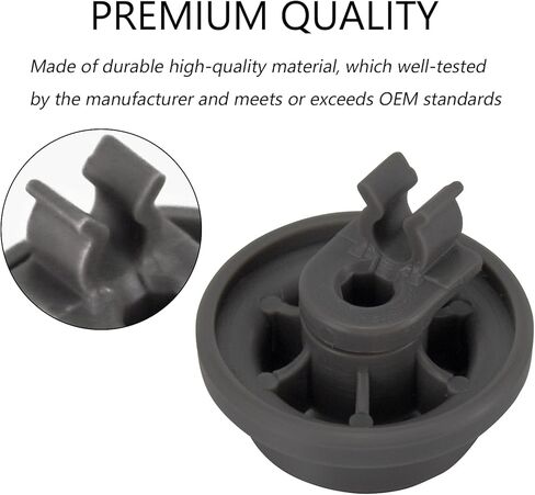 Funmit 4581DD3003B Dishwasher Dishrack Roller Assembly (4 Pack) Replacement for LG Kenmore Replace 4581DD3003B AP4437752 1372292 4581DD9002B AH3523051 EA3523051 PS3523051 in Saudi Arabia