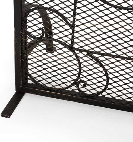 شاشة مدفأة معدنية من Christopher Knight Home Nydia بلون ذهبي مصقول in Kuwait