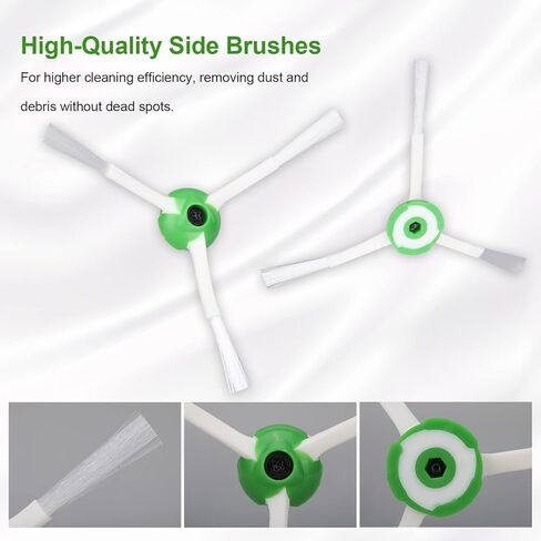 مجموعة قطع غيار HAROLDE 22 قطعة لمكنسة ايروبوت رومبا j7 j7+/Plus i7 i7+i3 i3+i4 i4+ i6 i6+ i8+E5 E6 E7 مكنسة كهربائية، 2 فرش مطاطية، 6 فلاتر مكنسة كهربائية 6 جيوب مكنسة كهربائية 6 أكياس شفط in Kuwait