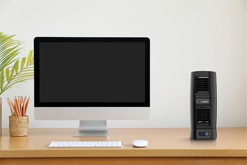 لاسكو مروحة طاولة شخصية متذبذبة T13310 - صغيرة وهادئة ومحمولة بقابس كهربائي، مراوح سطح المكتب صغيرة للبقاء باردا في المنزل والمكتب، ليلا ونهارا in Saudi Arabia
