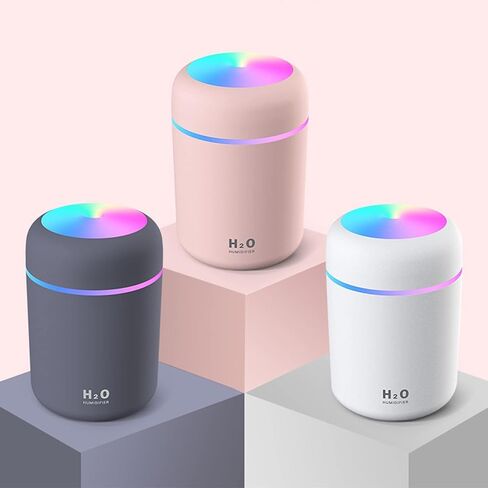 Colorful Cool Mini Humidifier, Essential Oil Diffuser, Aroma Essential USB Personal Desktop Humidifier for Car, Office Room, Bedroom etc,2 Adjustable Mist Modes (Navy Blue) in Saudi Arabia