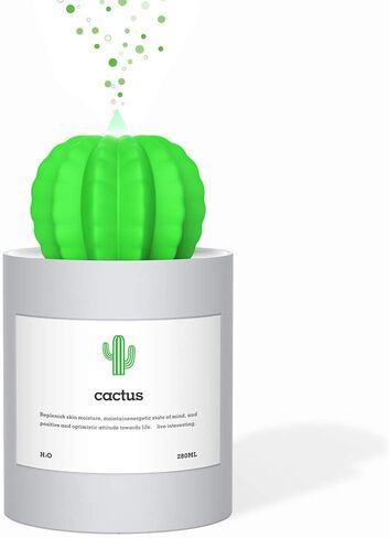USB Cool Mist Humidifier with Breathing Light, Mini Size Rabbit Humidifier for Bedroom Home Office Desktop 220ml with Timed auto Shutdown in Saudi Arabia