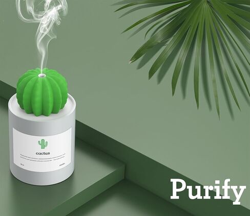 USB Cool Mist Humidifier with Breathing Light, Mini Size Rabbit Humidifier for Bedroom Home Office Desktop 220ml with Timed auto Shutdown in Saudi Arabia