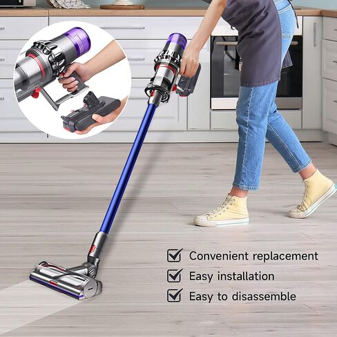 بطارية RUIZILWH V11 بديلة 4800 مللي أمبير في الساعة متوافقة مع Dyson V11 2020 V11 المكانس اللاسلكية V11 كاملة إضافية V11 رقيق إضافي V11 مطلق إضافي V11 Click-in V11 محرك عزم دوران إضافي in Saudi Arabia