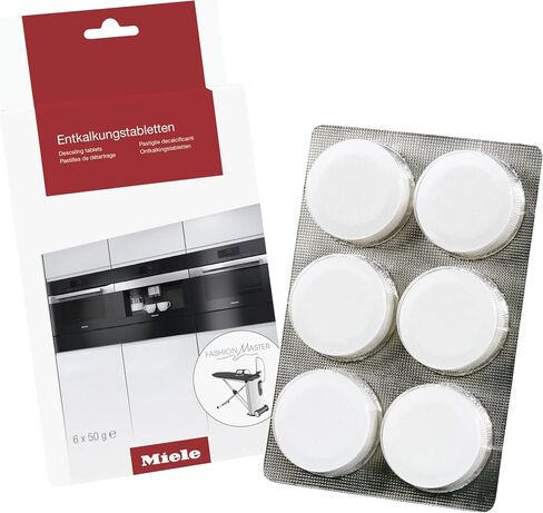 Miele Original Descaling Tablets with Moisture Plus, for Coffee Machines, Steam Ovens, FashionMaster, and Ovens/Ranges with Moisture Plus, Pack of 6 in Saudi Arabia
