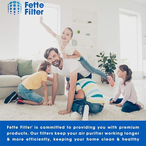 Fette Filter - Air Purifier Filter Compatible with Idylis Air Purifiers Type D. Compatible with IAF-H-100D, AC-2118 AC-2123, IAP-10-280, 1AP10280. Includes 1 HEPA Filter & 1Carbon Filter. in Saudi Arabia