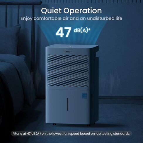 TOSOT 35 Pint 3,000 Sq Ft Dehumidifier Energy Star - for Home, Basement, Bedroom or Bathroom - Super Quiet (Previous 50 Pint) in Kuwait