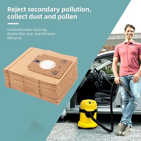 EAGLES 6pack Vacuum Cleaner Bags Vacuum Cleaner Accessories Paper Bag Garbage Bag Dust Bag Compatible with Electrolux Z1480 ZC1120R ZMO1510 in Saudi Arabia