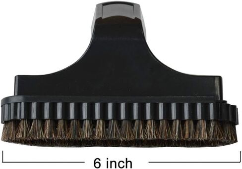EZ SPARES Vacuum Cleaner Universal 1 1/4 inches (32mm) Soft Horsehair Mirror Simple Sense Brush Fits Most Brand 6-inch Accepting 1.25'' Attachment in Saudi Arabia