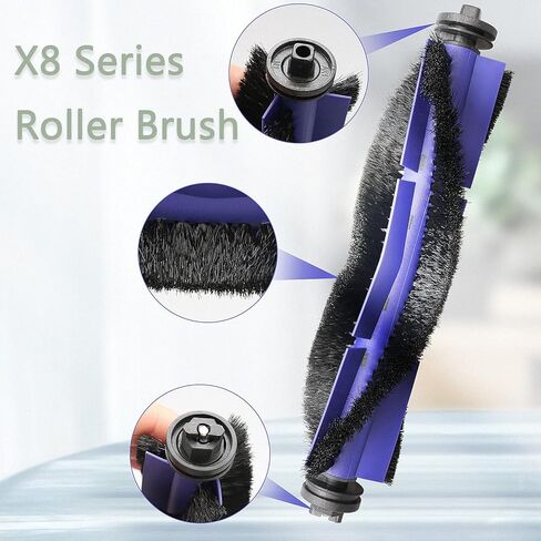 FFsign Replacement Parts Compatible with Eufy RoboVac X8 Series, 1 Roller Brush, 6 Side Brushes, 4 Filters X8 Accessories Kit in Kuwait