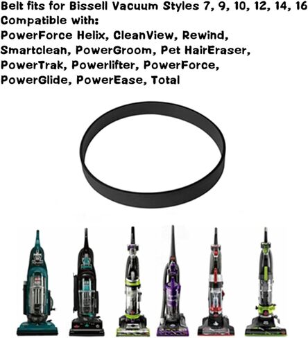 إيغليججو استبدال حزام مكنسة لبيسيل ستايل 7/9/10 P/N 3031120 تجاري في الأماكن المغلقة، 4 عبوات in Kuwait