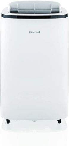 10,000 BTU Honeywell Portable Air Conditioner with Dehumidifier & Fan Cools Rooms Up To 450 Sq. Ft. with Remote Control, Black/White in Kuwait