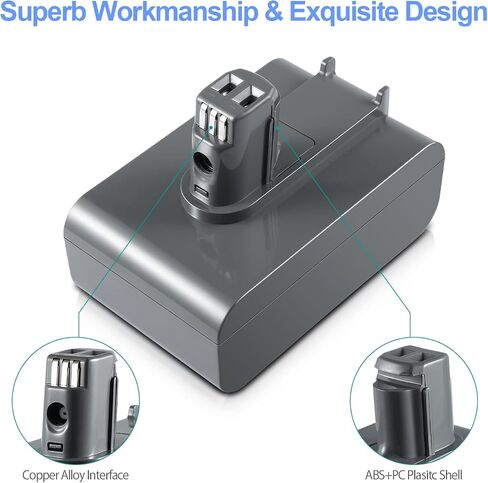 Lachy Upgraded High Capacity 21.6V Replacement Battery for Dyson Type-A DC31 DC34 DC35 DC44 DC45 Animal 917083-01 Handheld Cordless Vacuum [ONLY Fit for Type A] in Saudi Arabia