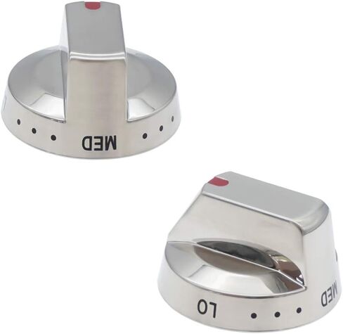 Siwdoy (Pack of 5 DG64-00473A Burner Knob Dial Compatible with Samsung Range Oven Replace 3447565, AP5917439, PS9606608 in Kuwait