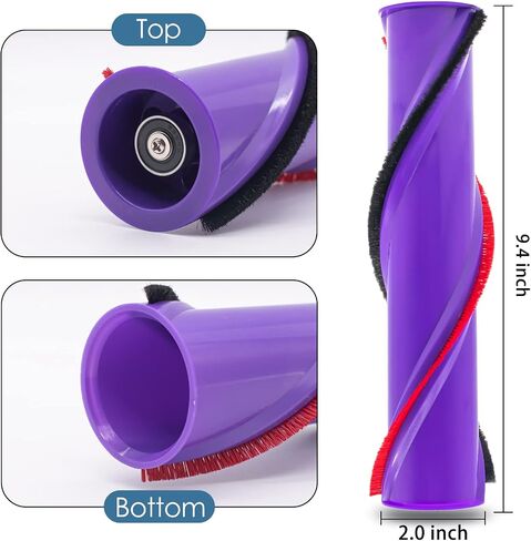 Brush Roller Compatible with Dyson V6 Vacuum Cleaner, Brushbar Roller Brush Replacement, Compared to Part 966821-01, 966084-01 in Kuwait