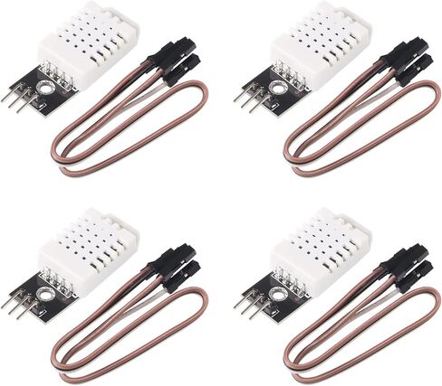 AITIAO 4Pcs DHT22/AM2302 Digital Temperature and Humidity Sensor Module Temp Humidity Gauge Monitor Sensor with Cable Replace SHT11 SHT15 for Raspberry Pi Electronic Practice DIY in Saudi Arabia