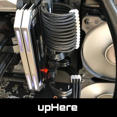 upHere 24 Pieces Set = 24-pin x 4, 8-pin x 12, 6-pin x 8 for 3 mm up to 3.4 mm/0.13inch- White(3.4 mm/0.13inch)-CM511 in Saudi Arabia