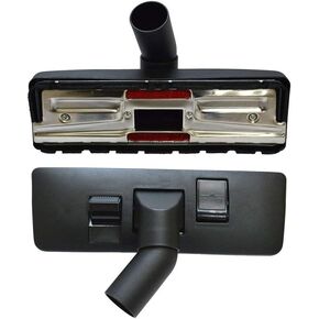 EZ SPARES 1 1/4 inch 32mm Universal Vacuum Cleaner Euro Floor Brush Head Brush Attachment for Floor and Carpet Combo Tool (Black)