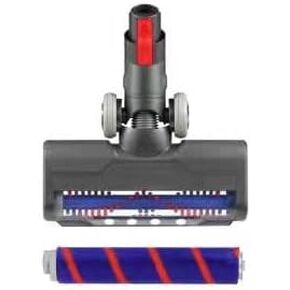 Upgraded Hardwood Floor Vacuum Attachments with Headlights for dyson V7V8,Replacement Parts Motorhead for Dyson ,Soft Roller &PP Bristle Motorized Brush Accessories for Marble,Carpet,Rug Cleaning.