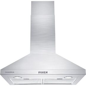 Ductless Range Hood 30 inch 450 CFM Hood Vent for Kitchen in Stainless Steel CIARRA CAS75206P in Kuwait