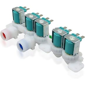 DC97-15459G Water Inlet Valve Assembly (OEM) Compatible for Samsung Washer Replacement with 3276197,AP5623056,Samsung WA48H7400AP/A2 WA48H7400AW,PS4220861, EAP4220861, 1-Year Warranty in Saudi Arabia