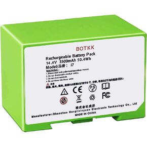 BOTKK 3500mAh i7 Lithium ion Replacement Battery for Irobot Roomba i7 7150 i7+ 7550 e5 e5152 e5154 e6 i3 3150 i3+ 3550 i4 4150 i4+ and More e/i Series Vacuum-4624864, ABL-D1 in Kuwait