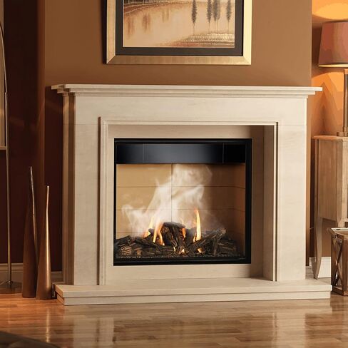 Stanbroil Smoke Guard for 28.5 to 48-Inch by 6-Inch Fireplaces, Black Powder-Coated Finish in Saudi Arabia