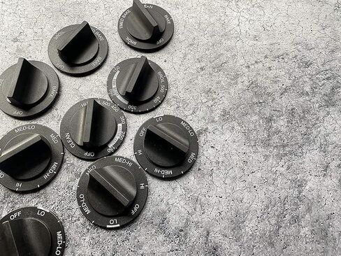 Supplying Demand 814362 330169 Electric Range Control Knob 9 Piece Replacement Set Model Specific Not Universal in Saudi Arabia