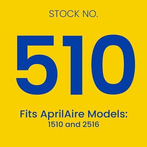 فلتر بديل AprilAire 510 لأجهزة تنقية الهواء المنزلية بالكامل من AprilAire - MERV 11، هواء نظيف وغبار، فلتر هواء 31x28x4 (عبوة من قطعتين) in Kuwait