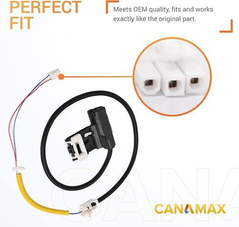 W11307244 Washer Door Lock Assembly Premium Replacement Part by Canamax - Compatible with Whirlpool Kenmore Washers – Replaces AP6832601 W10682535 W10838613 W10838613VP W11253733 in Saudi Arabia