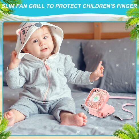 12 Pack Necklace Fans Portable Neck Hanging Fan Mini Fan Handheld Hand Held Fan for Cooling Small Personal Hands Free Fan USB Rechargeable Battery 3 Speed Air Circulatory Fan (Blue) in Kuwait