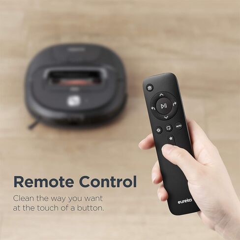 eureka Groove Robot Vacuum Cleaner, Wi-Fi Connected, App, Alexa & Remote Controls, Self-Charging, NER300 , Black in Saudi Arabia
