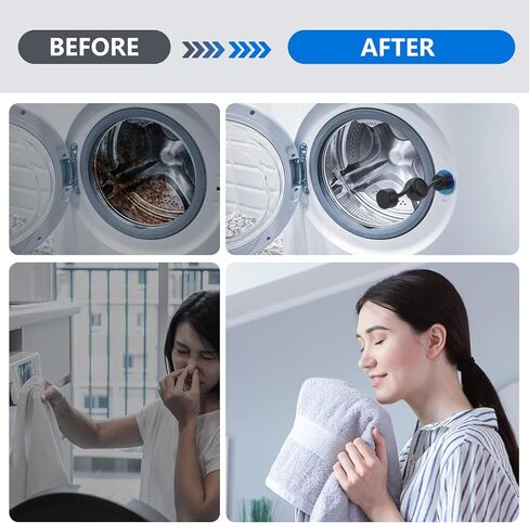 Front Load Washer Door Prop, Magnetic Washing Machine Cleaner Door Holder, 360° Adjustable Washer and Dryer Door Stopper with Sticky Iron Sheet Fits All Washing Machines (1 Pack) in Kuwait