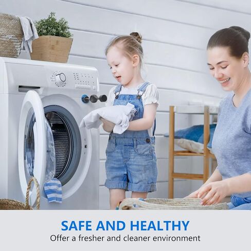 Front Load Washer Door Prop, Magnetic Washing Machine Cleaner Door Holder, 360° Adjustable Washer and Dryer Door Stopper with Sticky Iron Sheet Fits All Washing Machines (1 Pack) in Kuwait