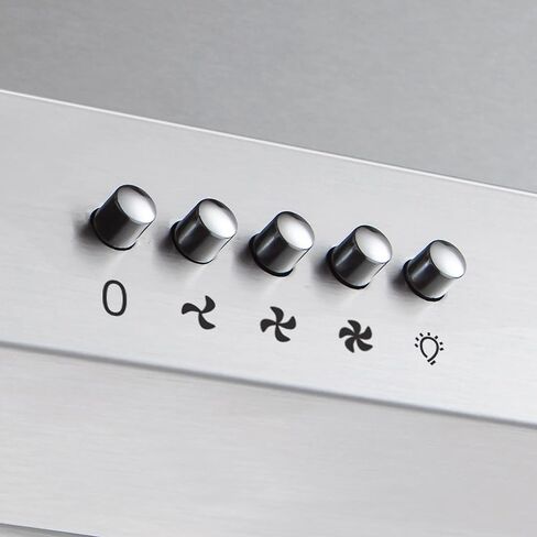 Ductless Range Hood 30 inch 450 CFM Hood Vent for Kitchen in Stainless Steel CIARRA CAS75206P in Kuwait