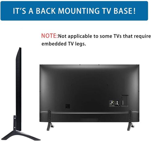 TV Base Pedestal Feet,Drsn TV Stand Mount Legs for Televisions with Mounting Holes Distance 5.5cm or Within 4.5cm, Distance Between Top Mounting Hole and Edge 8cm in Kuwait