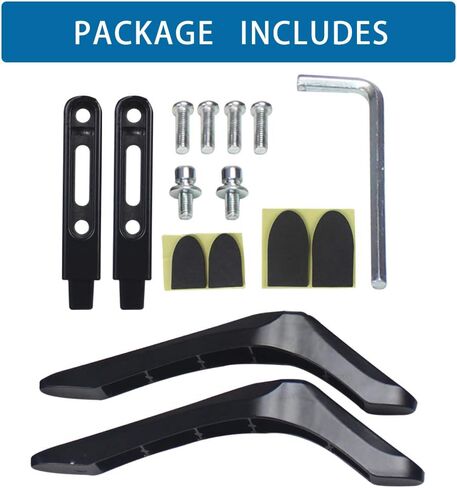 TV Base Pedestal Feet,Drsn TV Stand Mount Legs for Televisions with Mounting Holes Distance 5.5cm or Within 4.5cm, Distance Between Top Mounting Hole and Edge 8cm in Kuwait